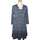 Vêtements Femme Robes courtes Jacqueline Riu robe courte  38 - T2 - M Bleu Bleu