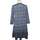 Vêtements Femme Robes courtes Jacqueline Riu robe courte  38 - T2 - M Bleu Bleu