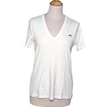 Vêtements Femme T-shirts & Polos Lacoste 38 - T2 - M Blanc