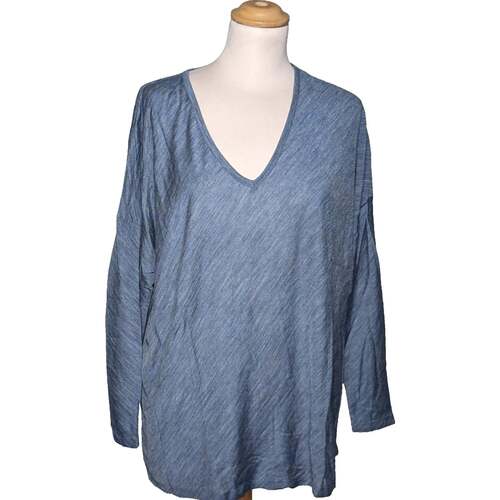 Vêtements Femme T-shirts & Polos Massimo Dutti 38 - T2 - M Bleu