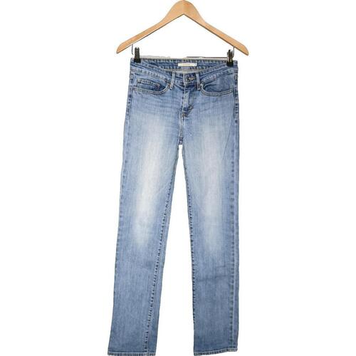 Vêtements Femme Jeans Levi's jean droit femme  36 - T1 - S Bleu Bleu