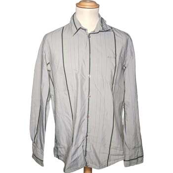 Vêtements Homme Chemises manches longues Lee Cooper 40 - T3 - L Gris