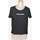 Vêtements Femme T-shirts & Polos Stradivarius 40 - T3 - L Noir