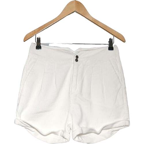 Vêtements Femme Shorts / Bermudas Bonobo short  38 - T2 - M Blanc Blanc