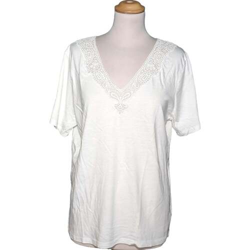 Vêtements Femme T-shirts & Polos 1.2.3 top manches courtes  40 - T3 - L Blanc Blanc