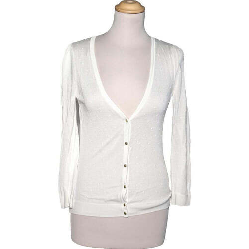 Vêtements Femme Gilets / Cardigans H&M gilet femme  36 - T1 - S Blanc Blanc