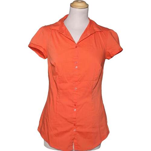 Vêtements Femme Chemises / Chemisiers Camaieu chemise  36 - T1 - S Orange Orange