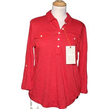 Vêtements Femme T-shirts & Polos Napapijri polo femme  38 - T2 - M Rouge Rouge