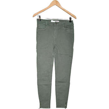 jeans camaieu  jean slim femme  36 - t1 - s vert 