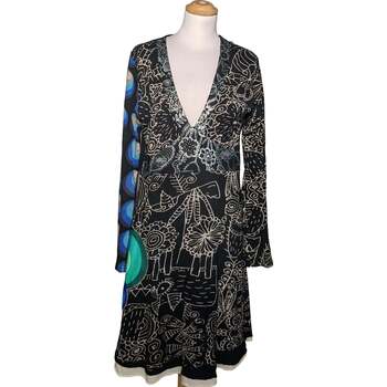 Vêtements Femme Robes Desigual robe mi-longue  42 - T4 - L/XL Noir Noir
