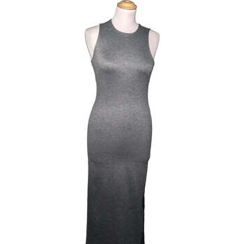 robe h&m  robe longue  34 - t0 - xs gris 