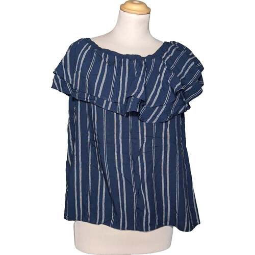 Vêtements Femme T-shirts & Polos Etam top manches courtes  40 - T3 - L Bleu Bleu