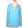 Vêtements Femme Tops / Blouses Color Block blouse  38 - T2 - M Bleu Bleu