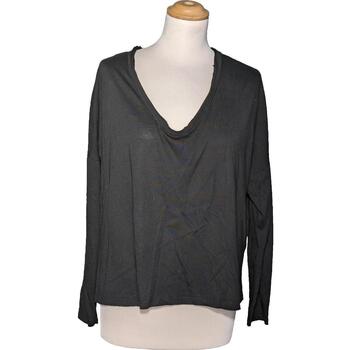 Vêtements Femme T-shirts & Polos Etam top manches longues  38 - T2 - M Noir Noir