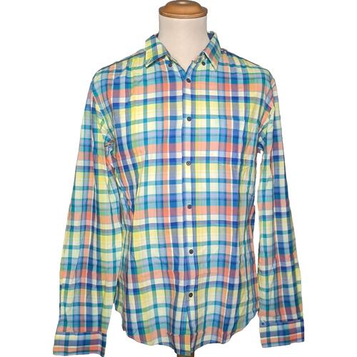 Vêtements Homme Chemises manches longues Zara 40 - T3 - L Vert