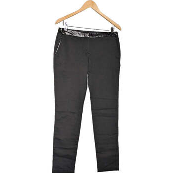 Vêtements Femme Pantalons Camaieu pantalon slim femme  40 - T3 - L Noir Noir
