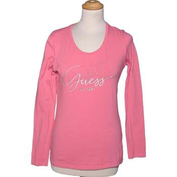 Vêtements Femme T-shirts & Polos Guess top manches longues  38 - T2 - M Rose Rose