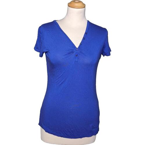 Vêtements Femme Robe Courte 36 - T1 - S Noir Kaporal top manches courtes  36 - T1 - S Bleu Bleu