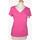 Vêtements Femme T-shirts & Polos Guess top manches courtes  38 - T2 - M Rose Rose