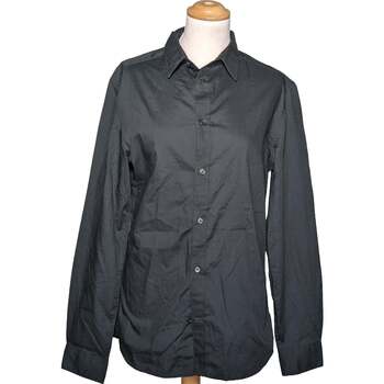 Vêtements Homme Chemises manches longues H&M chemise manches longues  36 - T1 - S Noir Noir
