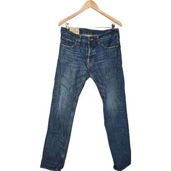 jeans hollister  jean droit homme  40 - t3 - l bleu 