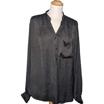 Vêtements Femme Tops / Blouses H&M blouse  46 - T6 - XXL Noir Noir