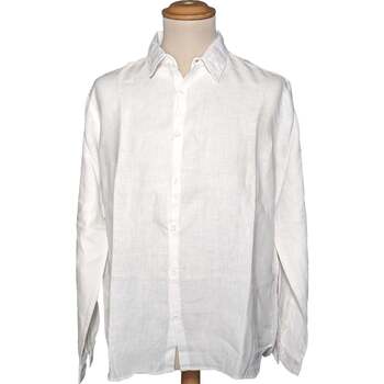 VêPlein Homme Chemises manches longues American Vintage 38 - T2 - M Blanc
