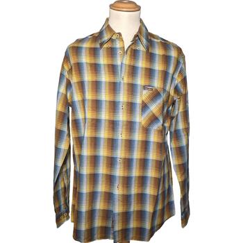 Vêtements Homme Chemises manches longues Marlboro Classics 40 - T3 - L Marron