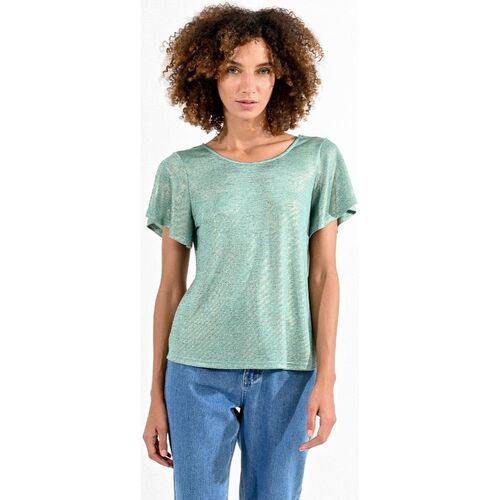 Vêtements Femme T-shirts & Polos Molly Bracken P1677CE-EMERALD GREEN Vert