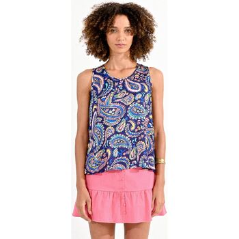 Vêtements Femme Levi's large modern vintage logo tie dye print relaxed fit t-shirt in pink Molly Bracken R1574CP-NAVY SACHA Bleu
