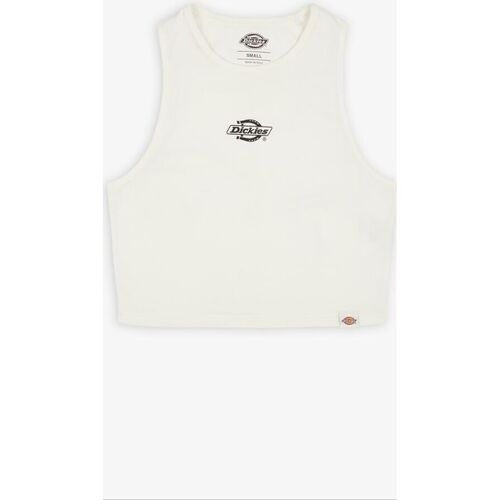 Vêtements Femme Débardeurs / T-shirts sans manche Dickies POWERS VEST W DK0A4Y8D-WHITE Blanc