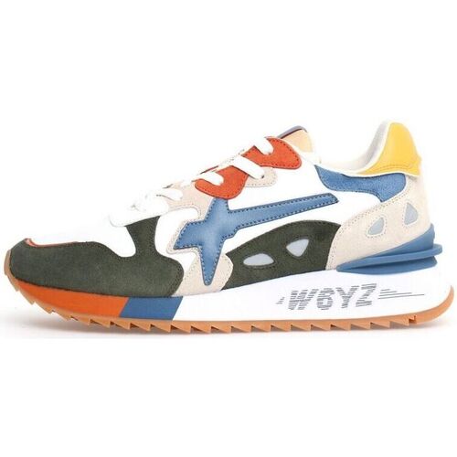 Chaussures Homme Baskets mode W6yz MATCH 2018309-01 1F31-MILIRARE/BEIGE/AZURE multicolore