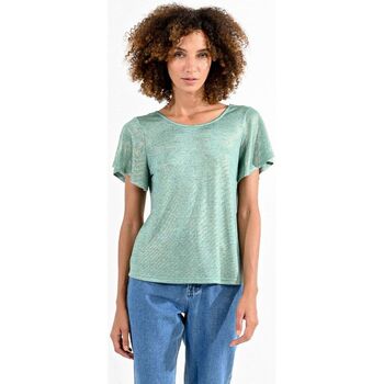 Vêtements Femme T-shirts & Polos Molly Bracken P1677CE-EMERALD GREEN Vert