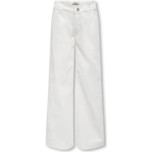 Vêtements Fille Pantalons Only 15313135 COMET-WHITE Blanc