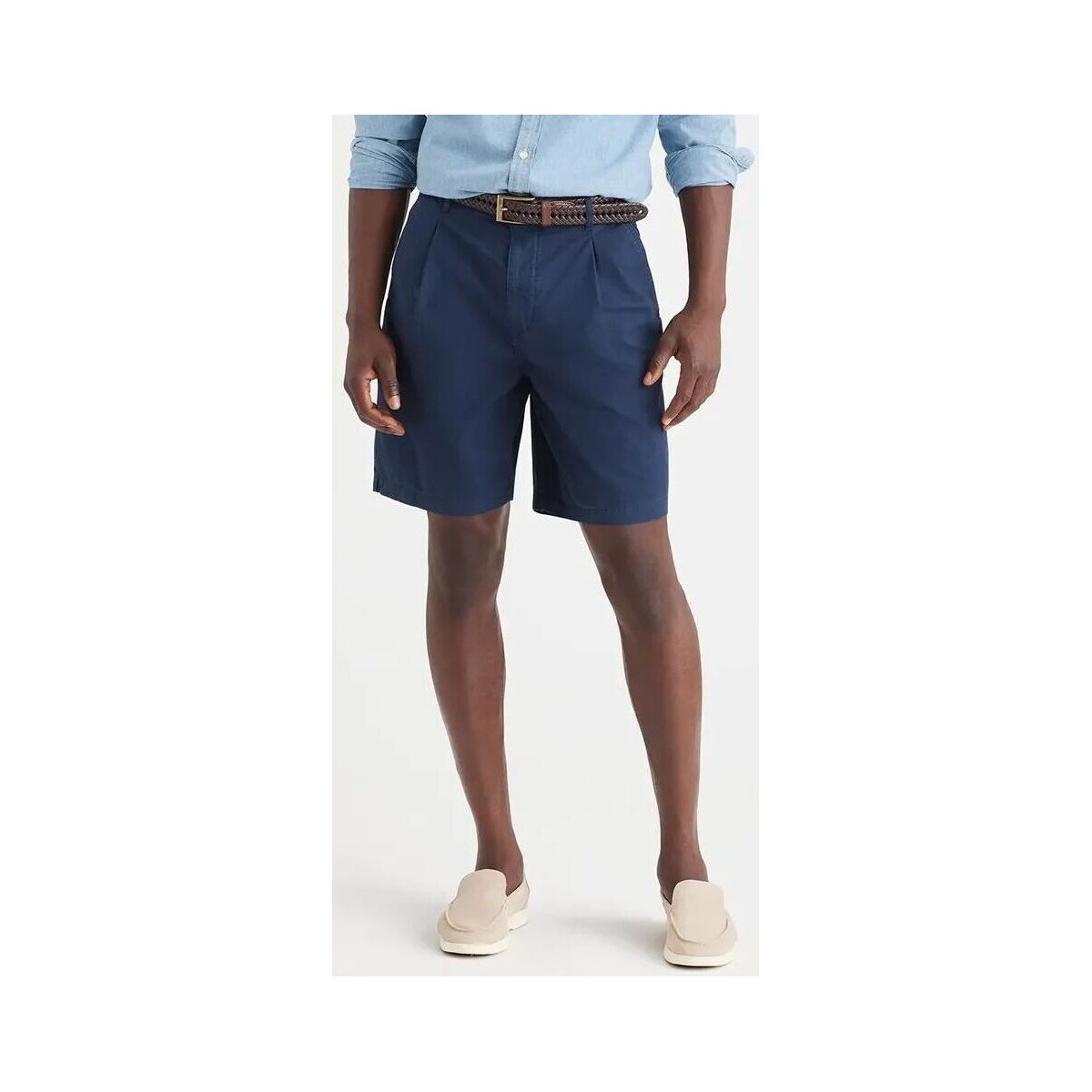 Vêtements Homme Shorts / Bermudas Dockers A7546 0001 OROGINAL PLEATED-0001 NAVY Bleu