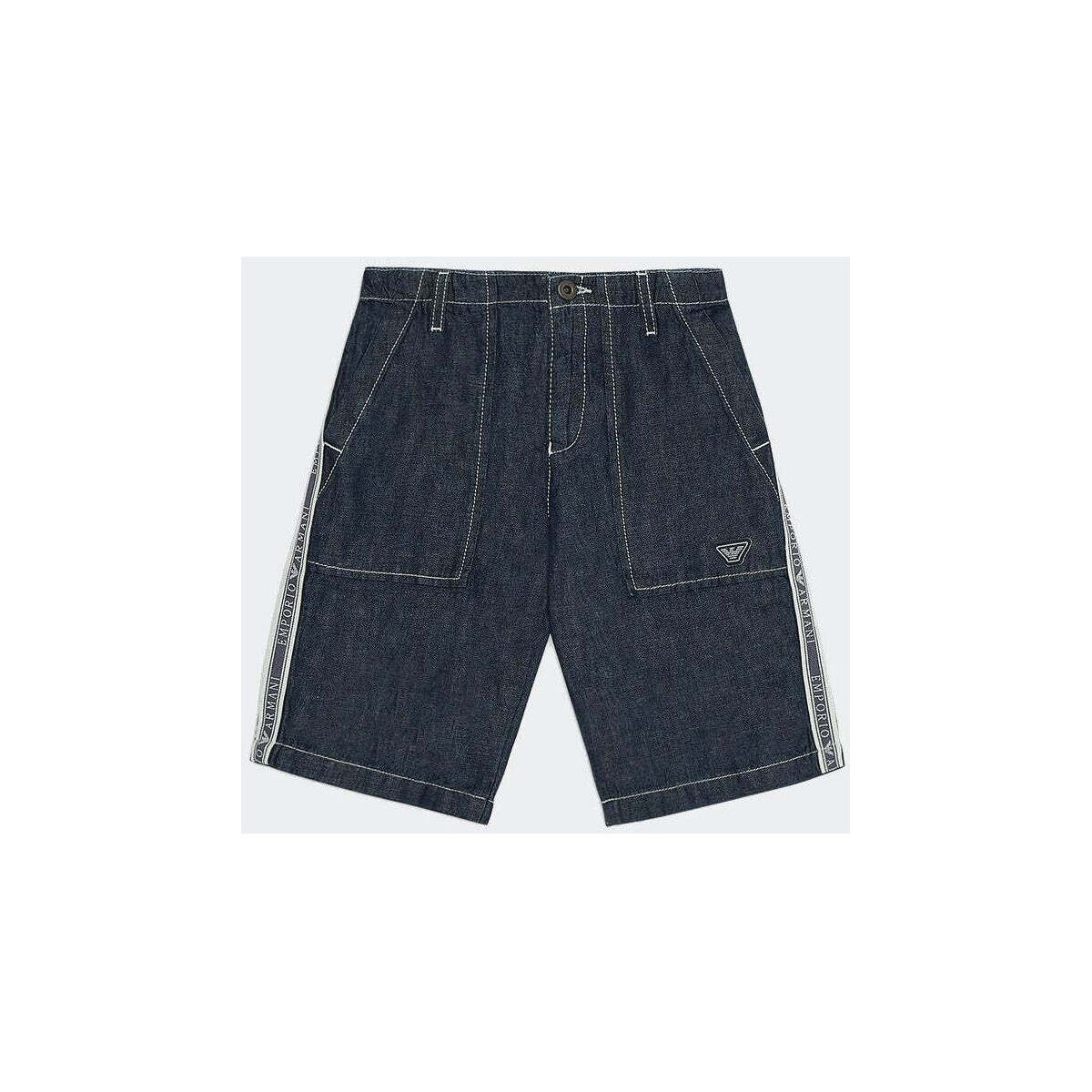 Vêtements Garçon Shorts / Bermudas Emporio Armani  Bleu