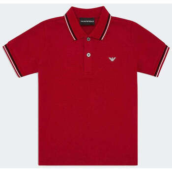 Vêtements Garçon T-shirts & Polos Emporio Armani  Rouge