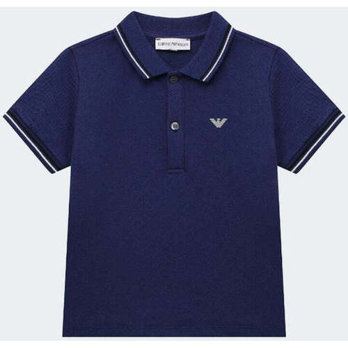 Vêtements Garçon T-shirts & 40-5 Polos Emporio Armani  Bleu