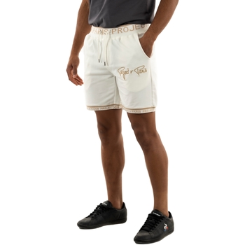 Vêtements Homme striped Shorts / Bermudas Project X Paris 2340019 Blanc