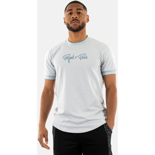 Vêtements Homme T-shirt Core Sport azul e branco Project X Paris 2310019 Bleu