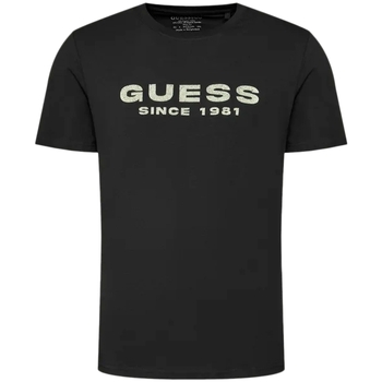 Vêtements Homme T-shirts manches courtes Guess Since 1981 Noir