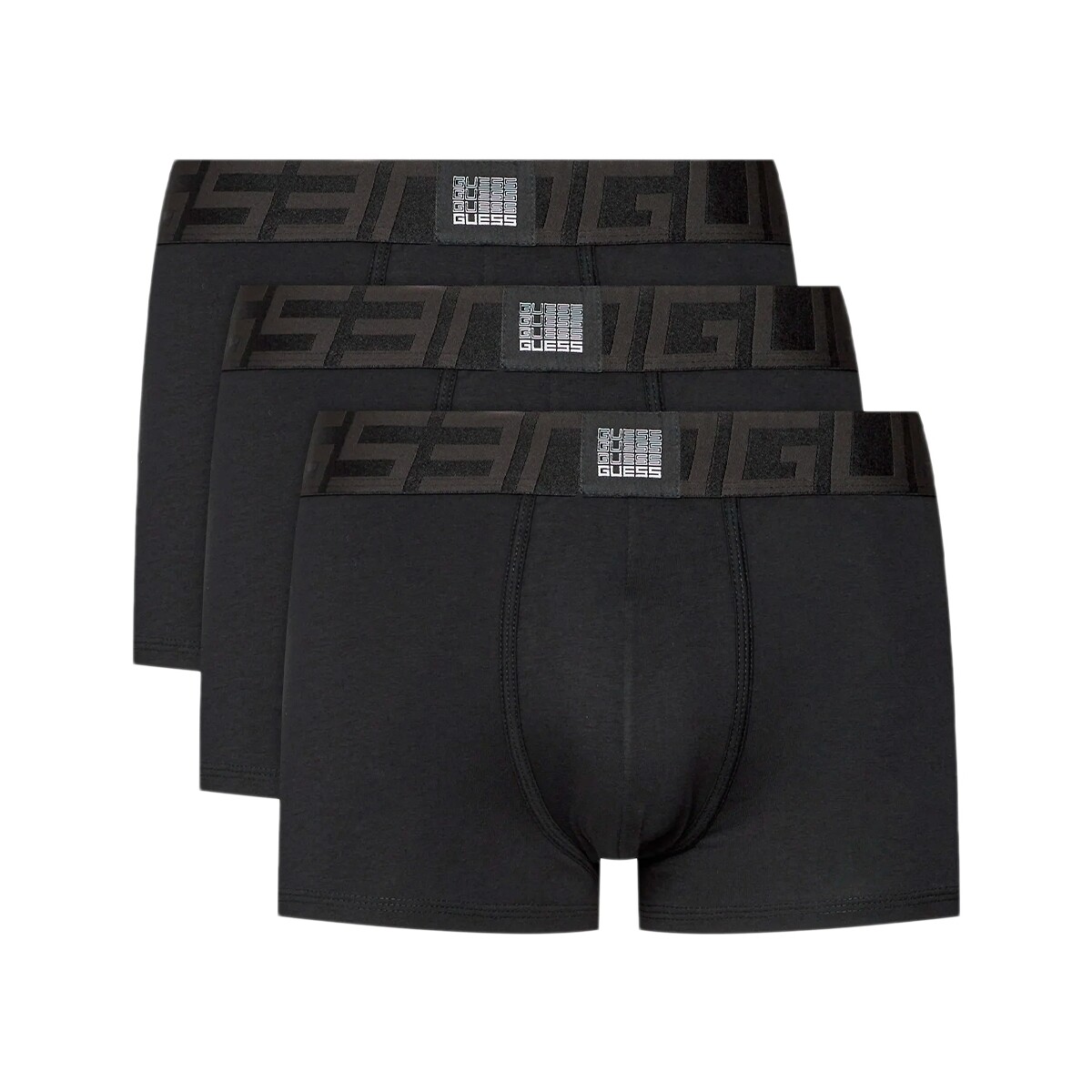 Sous-vêtements Homme Boxers Guess Pack x3 G multi Noir