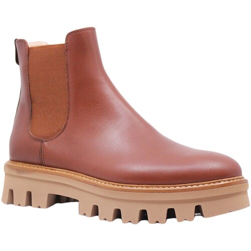 Chaussures Femme Boots Agl Chelsea Boots Marron