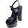 Chaussures Femme Sandales et Nu-pieds Lorenzo Mari 143717 Noir