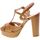 Chaussures Femme Sandales et Nu-pieds Lorenzo Mari 143716 Marron