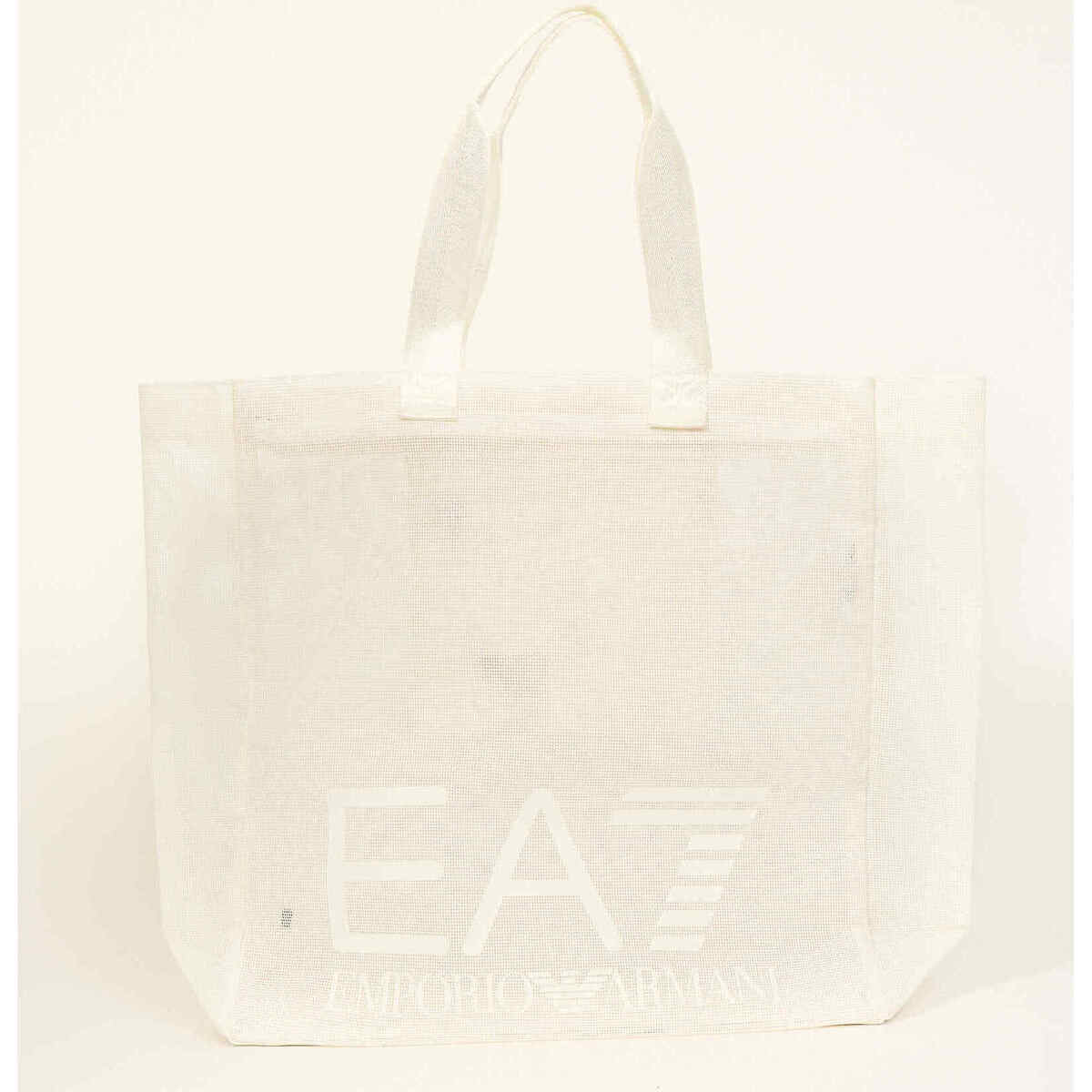 Sacs Femme Cabas / Sacs shopping Emporio Armani EA7 Sac cabas avec maxi logo Blanc