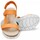 Chaussures Femme Sandales et Nu-pieds Panama Jack SANDALE  SELMA B14 CUIR ORANGE Blanc