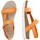 Chaussures Femme Sandales et Nu-pieds Panama Jack SANDALE  SELMA B14 CUIR ORANGE Blanc