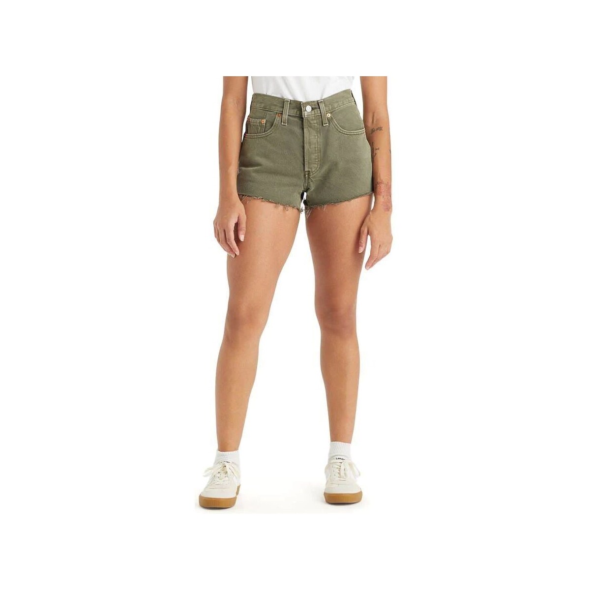 Vêtements Femme Shorts / Bermudas Levi's 56327 0396-GREEN Vert