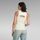 Vêtements Femme Débardeurs / T-shirts sans manche G-Star Raw D24502 D595 OPEN BACK MOCK-G286 ANTIQUE WHITE Blanc